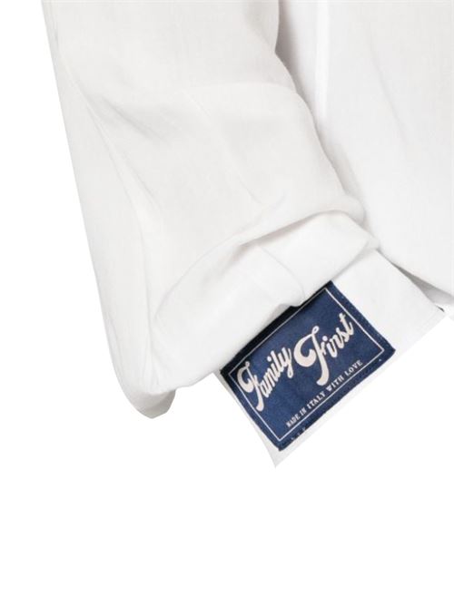 Camicia uomo bianca Family first | SHS2403WHITE